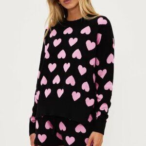 Beach Riot Callie Heart Sweater